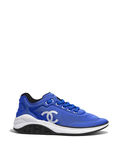 chanel sneakers blue and white|Chanel sneakers price.